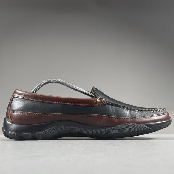 Allen Edmonds Port Washington Boulder Men’s 9.5E Venetian Moc Toe Driving Loafer - Picture 5 of 10